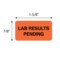 Nevs Label, Lab Results Pending 7/8" x 1-5/8" Orange w/Black VW-0053 - alternate 2